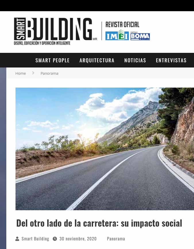 Revista Consultoría Carreteras, la ruta al bienestar social